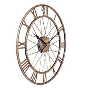 Horloge Industrielle Murale Étoile Atelier Vintage