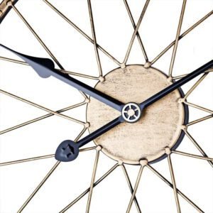 Horloge Industrielle Murale Étoile Atelier Vintage