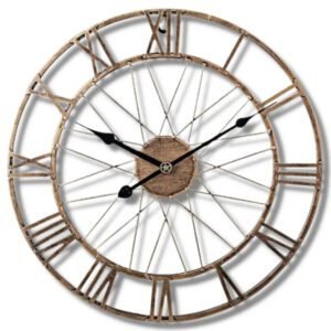 Horloge Industrielle Murale Étoile Atelier Vintage