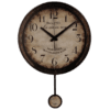 Horloge Industrielle Parisienne Vintage
