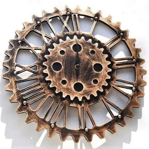 Horloge Murale Effet Industriel Vintage 1 Horloge Murale Effet Industriel Vintage