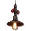 Suspension Industrielle Tuyau Vintage Style Atelier