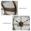 Horloge Industrielle Cuivre Authentique Artisanale Exceptionnelle