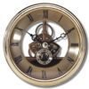 Horloge Industrielle Petite Métal Patiné Artisanale