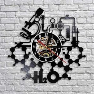 Horloge Industrielle Vinyle Vintage Authentique