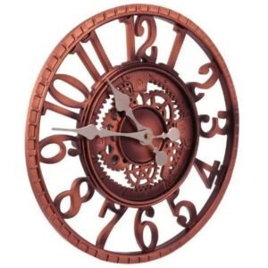 Horloge Murale Industrielle Steampunk Vintage Authentique
