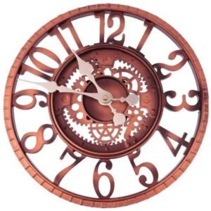 Horloge Murale Industrielle Steampunk Vintage Authentique