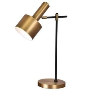 Lampe À Poser Industrielle Dorée Design