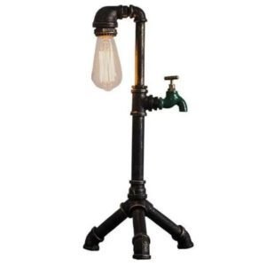 Lampe À Poser Industrielle Haute Vintage