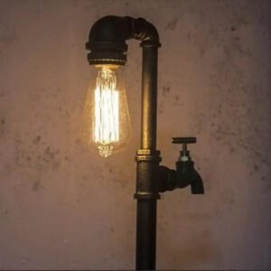 Lampe À Poser Industrielle Haute Vintage