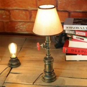 Lampe À Poser Industrielle Rétro Authentique