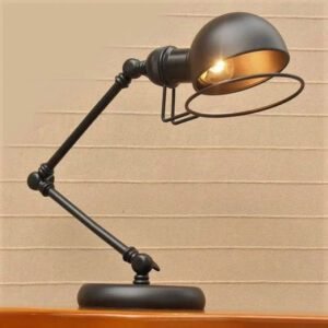 Lampe De Bureau Industrielle Articulée Vintage