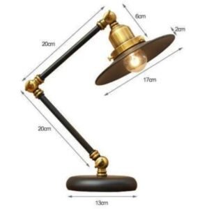 Lampe De Bureau Industrielle Réglable Rétro