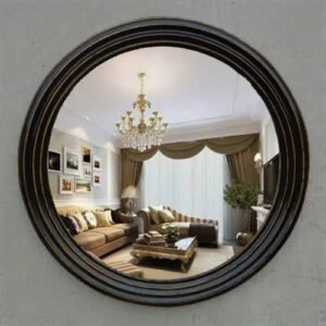 Miroir Industriel Rond Style Atelier Vintage