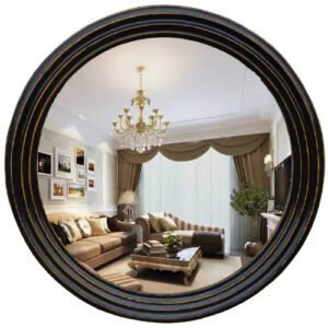 Miroir Industriel Rond Style Atelier Vintage