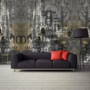 Papier Peint Esprit Industriel Vintage Authentique