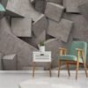 Papier Peint Industriel Chambre Contemporaine Authentique
