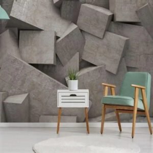 Papier Peint Industriel Chambre Contemporaine Authentique