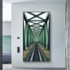 Tableau Industriel 3D Effet Relief Moderne