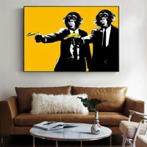 Tableau Industriel Banana Ambiance Loft Vintage