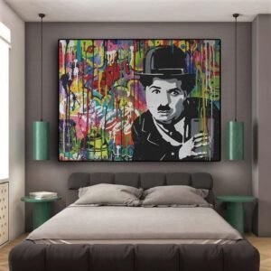Tableau Industriel Charlie Chaplin Authentique Extraordinaire