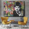 Tableau Industriel Charlie Chaplin Authentique Extraordinaire