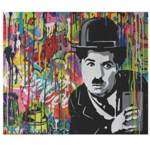 Tableau Industriel Charlie Chaplin Authentique Extraordinaire