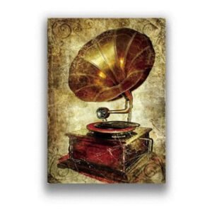 Tableau Industriel Gramophone Style Rétro Authentique 5 Tableau Industriel Gramophone Style Rétro Authentique
