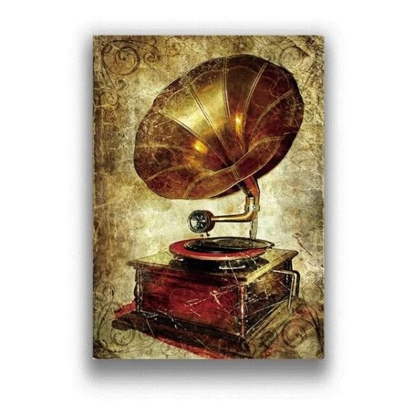 Tableau Industriel Gramophone Style Rétro Authentique 3 Tableau Industriel Gramophone Style Rétro Authentique