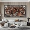 Tableau Industriel Inspiré Jordan Belfort