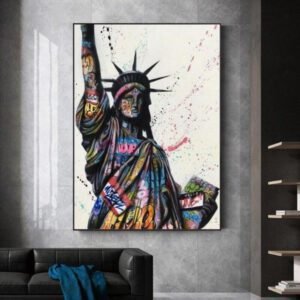 Tableau Industriel Statue Liberté Contemporain Métropolitain