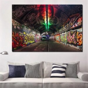 Tableau Industriel Tunnel Couleurs Vives
